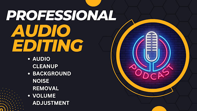 do audio editing, fixing, enhancing and mastering