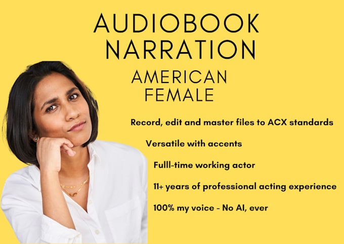 narrate and format your audiobook for acx audible in english