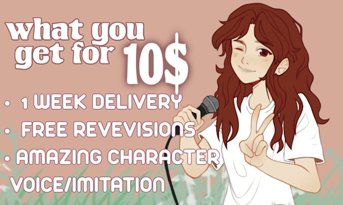 Do voice over for anime cartoons and more by Justmaria21 Fiverr