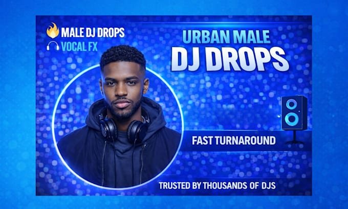 produce urban male dj drops with fx
