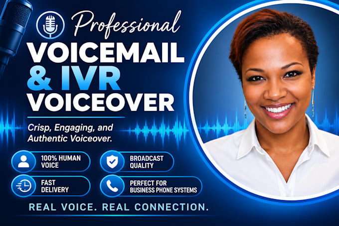 record voicemail greeting with american black female voice