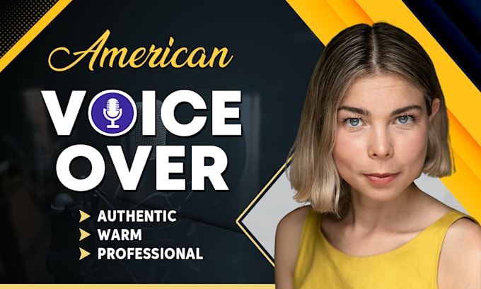 record warm, authentic american voiceover and narration