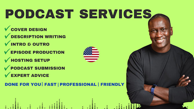help you launch your podcast from start to finish, done for you