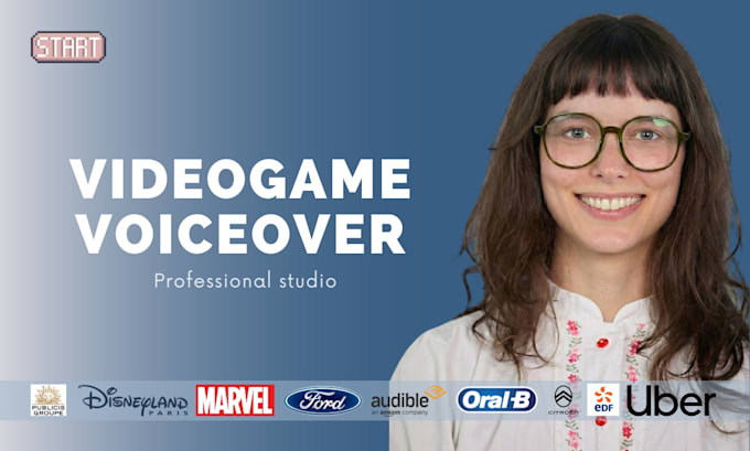 record a female character voiceover for your video game, trailer, cartoon