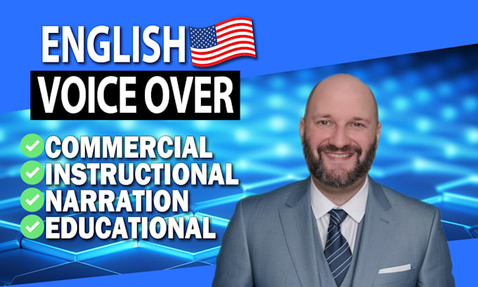 record an american male voice over