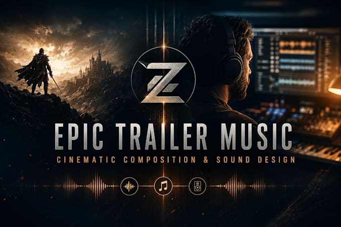 compose epic trailer music with cinematic sound design