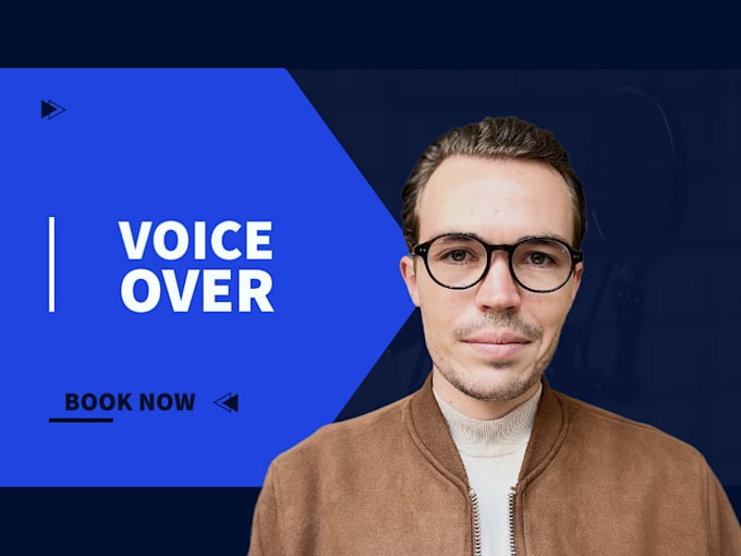 be your male french voice over artist for tiktok and facebook ads