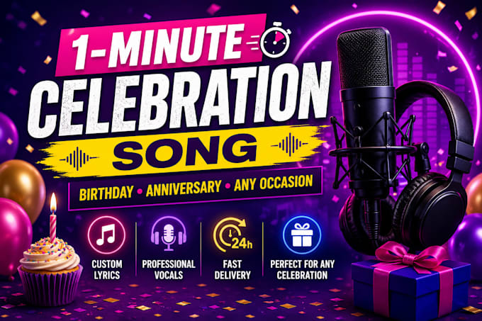 create a custom personalized birthday celebration song