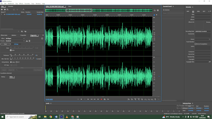 edit, do noise reduction, enhance and mix your audio file