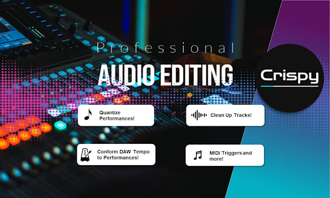be your audio engineer and music producer