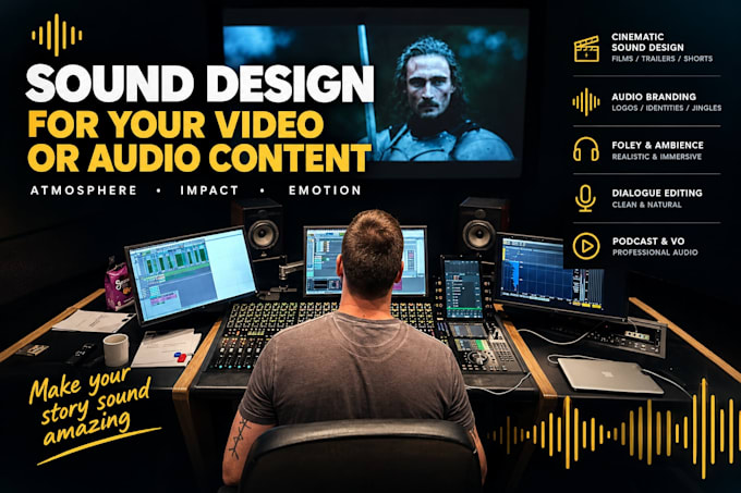 sound design your video or audio content