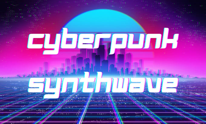 produce cyberpunk synthwave darksynth music for you