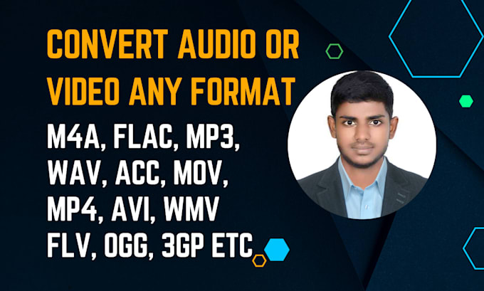 convert your audio or video files into any desired format