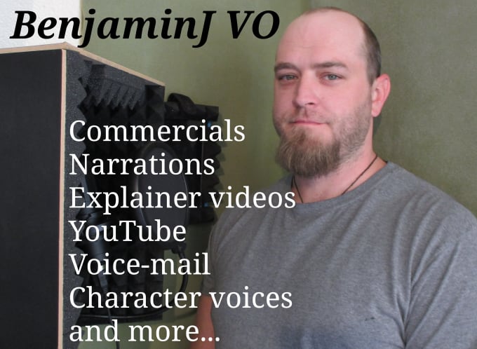 record an american male voice over