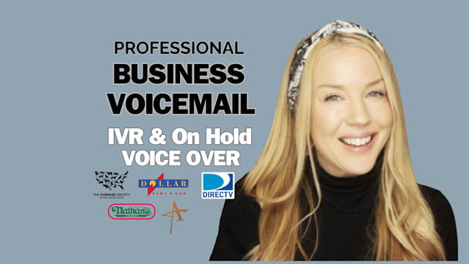record professional human voicemail, IVR, greeting, on hold