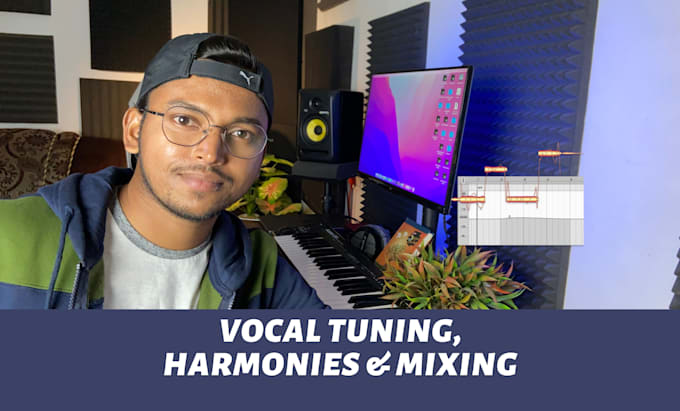 do vocal tuning or pitch correction and create harmony in melodyne