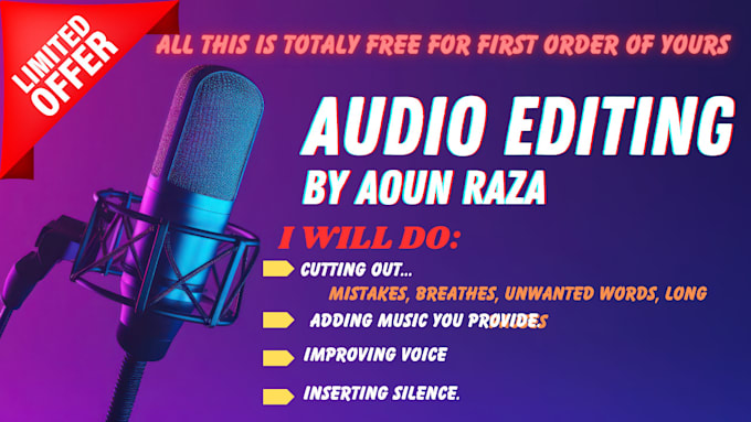 edit and master your audio