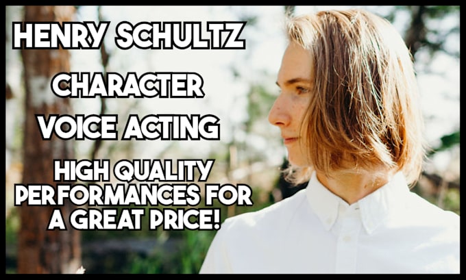 voice act for your project video game animation anime etc