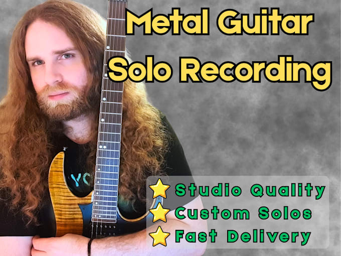 record an expert swedish metal guitar solo for your track