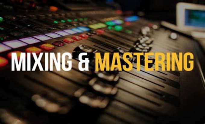 mix and master your rap, pop, afro and drill songs
