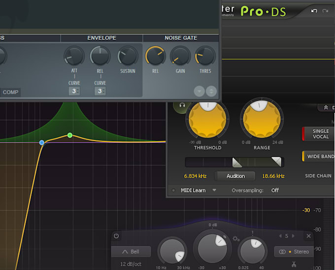 clean and mix any audio recording