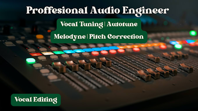 professionally tune and pitch correct your vocals