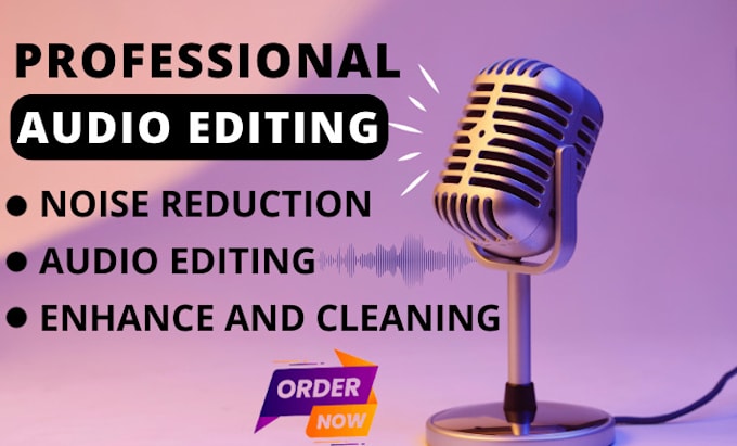 clean up background noise and enhance your audio file