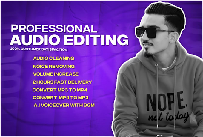 do custom audio editing service