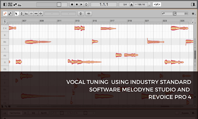 tune, edit and align your vocal tracks