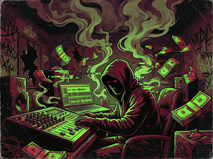 produce a hard trap, rage, supertrap type beat for you