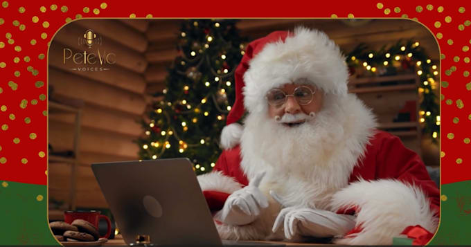 record a professional jolly santa claus voiceover