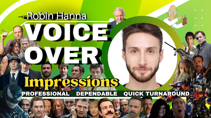 record impressions and character voices