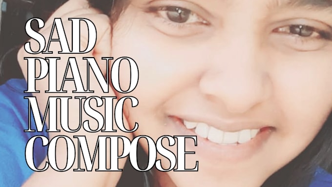 compose sad piano music track for your videos