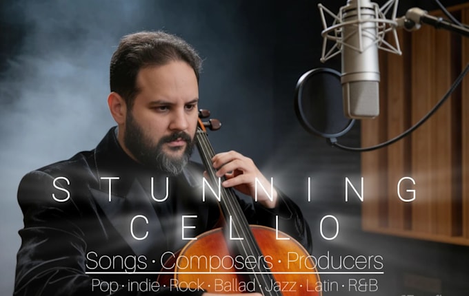 record professional cello from score for your song or production