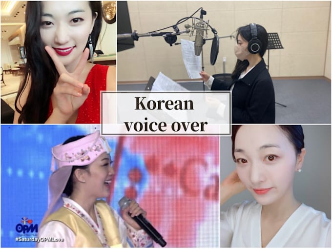 be your premium korean femail voice over