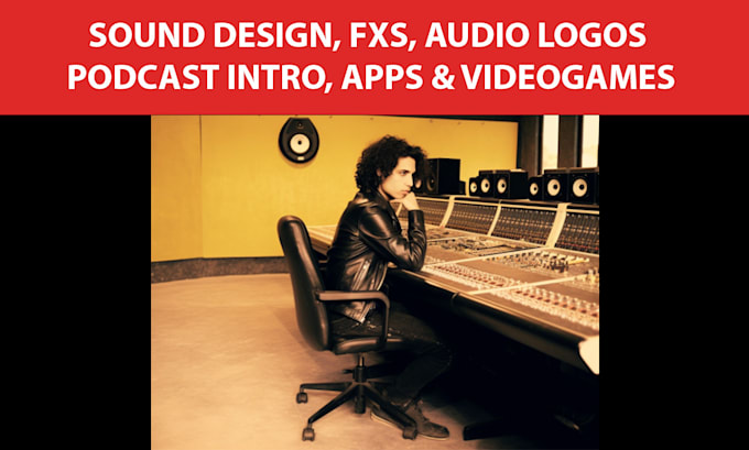desing sound fx for your brand, logo, motion graphics, film