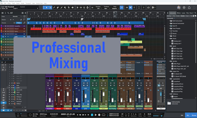 professionally mix and master any music genre