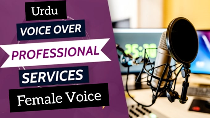 professional urdu, hindi voice over services