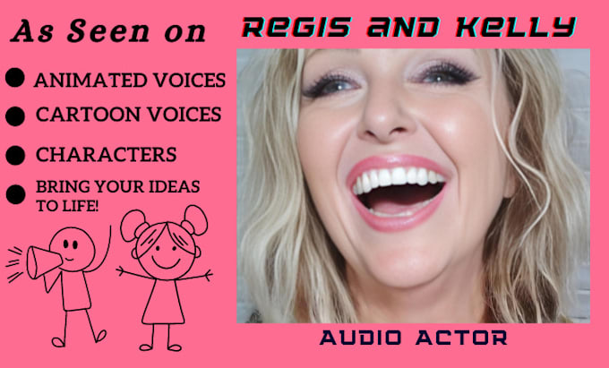 be your animated cartoon voice or character