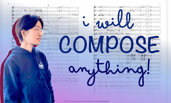 compose any kind of music for orchestral instruments