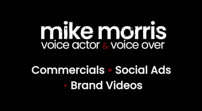 record a professional british male commercial voice over