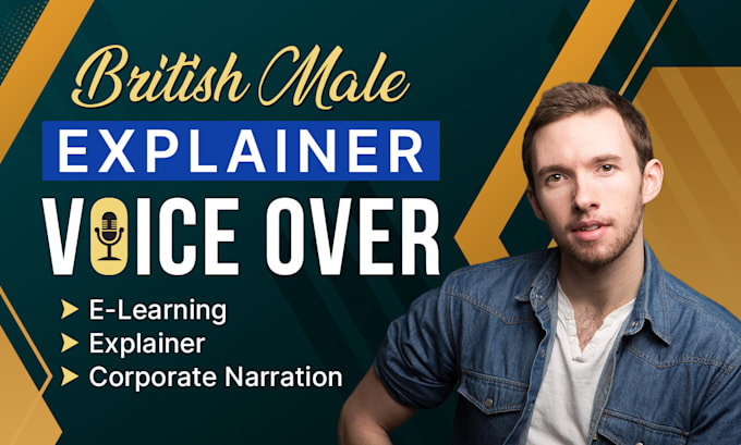 deliver a british male voiceover for your elearning or corporate narration