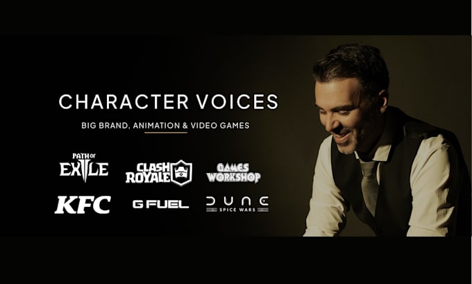 be your character voice actor