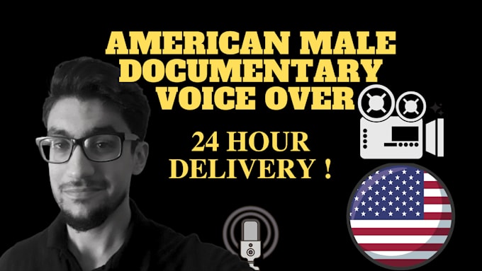 record an american male documentary voice over