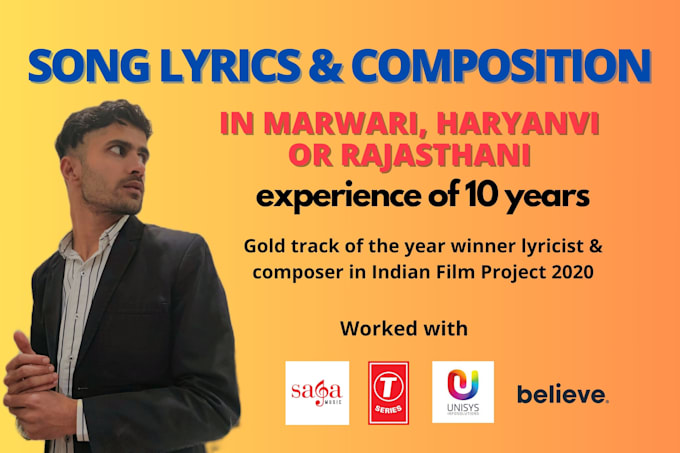 Write lyricis of your marwari, rajasthani or haryanvi song or rap by ...