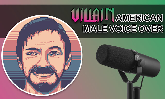 record a villainous male voice over