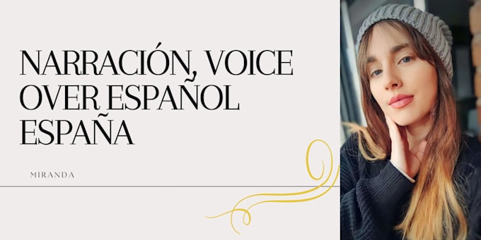 narration, voice off, spanish native accent