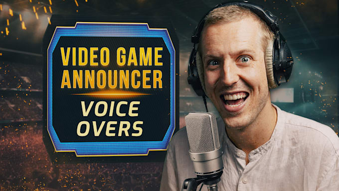 record epic announcer voice overs for events and video games
