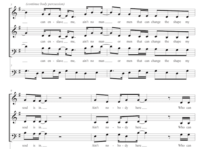 record your individual voice part on piano