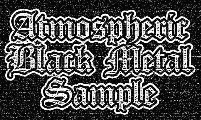 make a black metal song for you